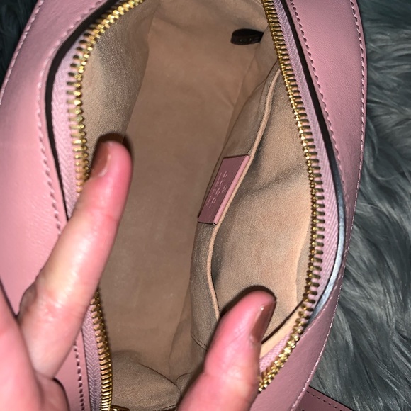 Pink Guccissima Small Signature Camera Bag - Picture 11 of 11